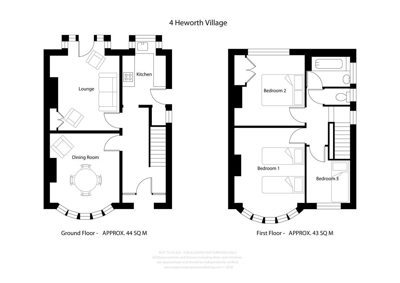 City Apartments - 4 Heworth Village - 3 Bed House ยอร์ค ภายนอก รูปภาพ